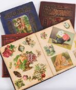 Four early 20th century scrap albums:, c