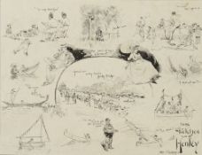 Frederick  Pegram [1870-1937]-  Some Ske