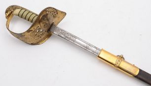 An R.A.F. Officer's dress sword: with 83