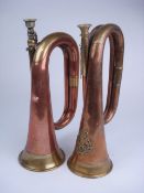 A copper and brass Ontario Regiment bugl
