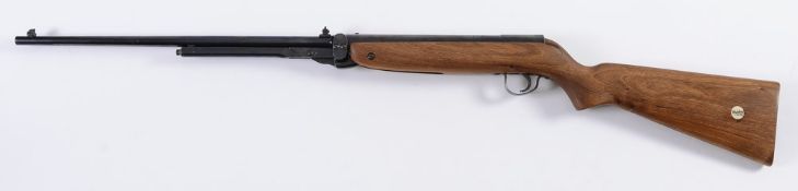 A Webley Mark 3 .22 air rifle, number 32