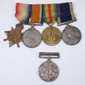 A WWI group of five awarded to 346765 Er