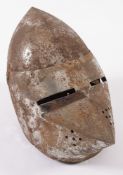 A reproduction iron close-helmet, of typ