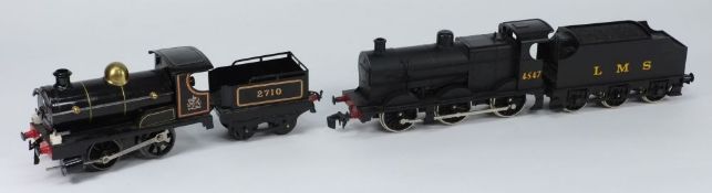 Meccano Ltd a repainted clockwork 0-4-0