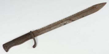 A German pioneers bayonet, model 98/05: