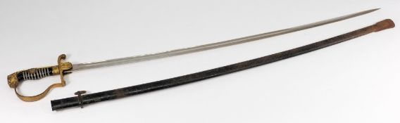 A Third Reich army officers sword: with