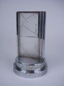 An Art Deco-style 'Zeiss icon table baro