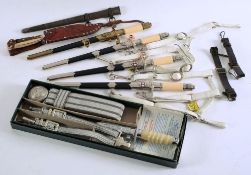Four Soviet Russian Dress daggers:, all