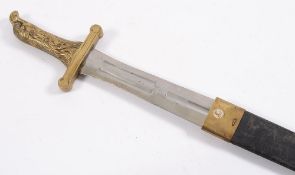 A European sidearm, probably French:, in