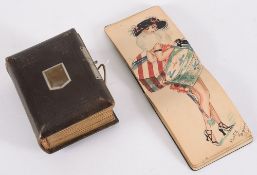 A Victorian leather bound Carte de Visit