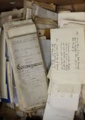 EPHEMERA. : a large box of legal/land do