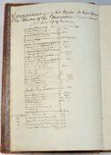 STANNARY MILITIA : manuscript folio ledg