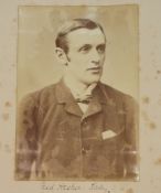 A scrap album containing prints of disti