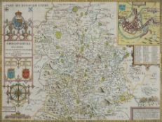 SPEED, John : Shropshire - hand coloured