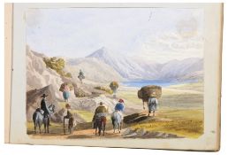 GRAND TOUR ALBUM : sketches and watercol