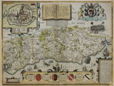 SPEED, John : Sussex - hand coloured map