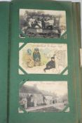 A Postcard Album,: containing topographi