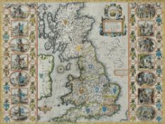 SPEED, John : Saxon Britain - hand colou