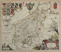 BLAEU, Jan : [ Northamptonshire ] hand c