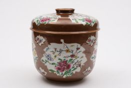 A Chinese export famille rose and cafe-a