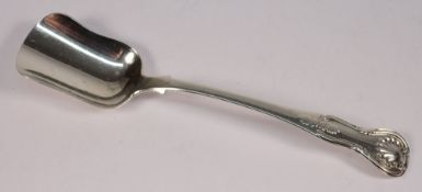 A Victorian silver sugar spoon, maker R.