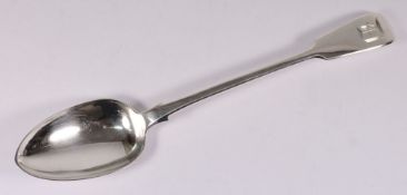 A William IV silver fiddle pattern basti