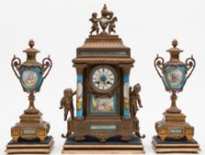 A.D. Mougin, Paris, a porcelain panelled