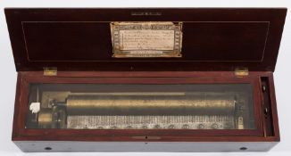 A late 19th century Swiss musical box: p