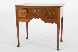 An 18th Century oak and crossbanded rect