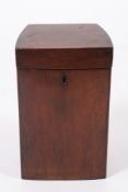 An early 19th Century mahogany decanter