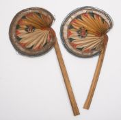 Two 19th century Eastern root wood and p