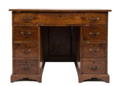 A 19th Century mahogany serpentine front