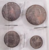 A George III Maundy Set: 1800, contained