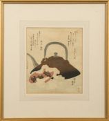 After Yashima Gakutei, a wood block prin
