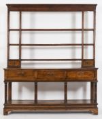 An early 19th Century oak dresser:, the