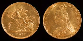 A Victorian Jubilee coinage gold five po