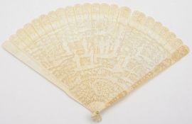A late 19th century  Cantonese carved iv