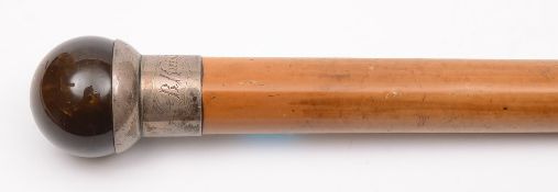 A Victorian gentleman's walking stick: t