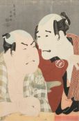 After Toshushai Sharaku, a wood block pr