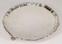 An Edward VII  silver salver, maker Dani