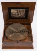 A late 19th century table top polyphon: