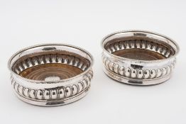 A pair of early 19th century silver coas