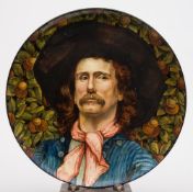 A large Doulton Lambeth faience plaque: