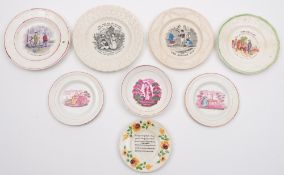 A group of eight 'Piety and Virtue' chil