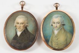 English School 18th Century-
A miniatur