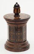A Tunbridgeware Go-to-bed: the parquetry