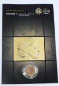 An Elizabeth II sovereign 2000: in plast