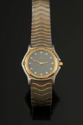 A lady's 'Ebel' two-tone wristwatch:, th
