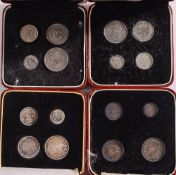 A Edward VII Maundy set: 1908, a George