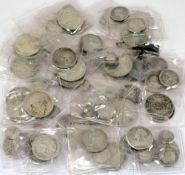 A collection of Victorian and later coin